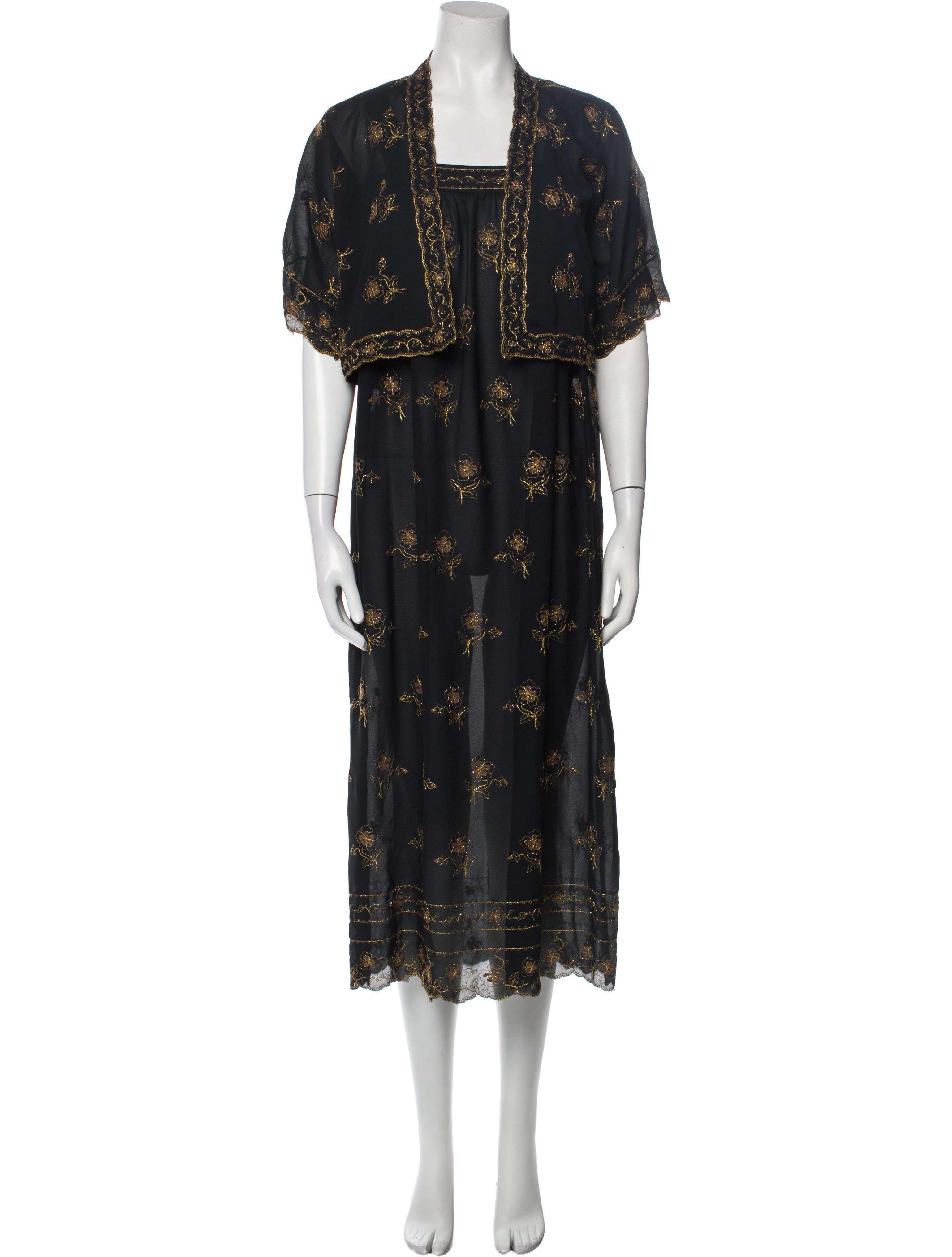 Giorgio Sant'Angelo Vintage 1970's Dress Set