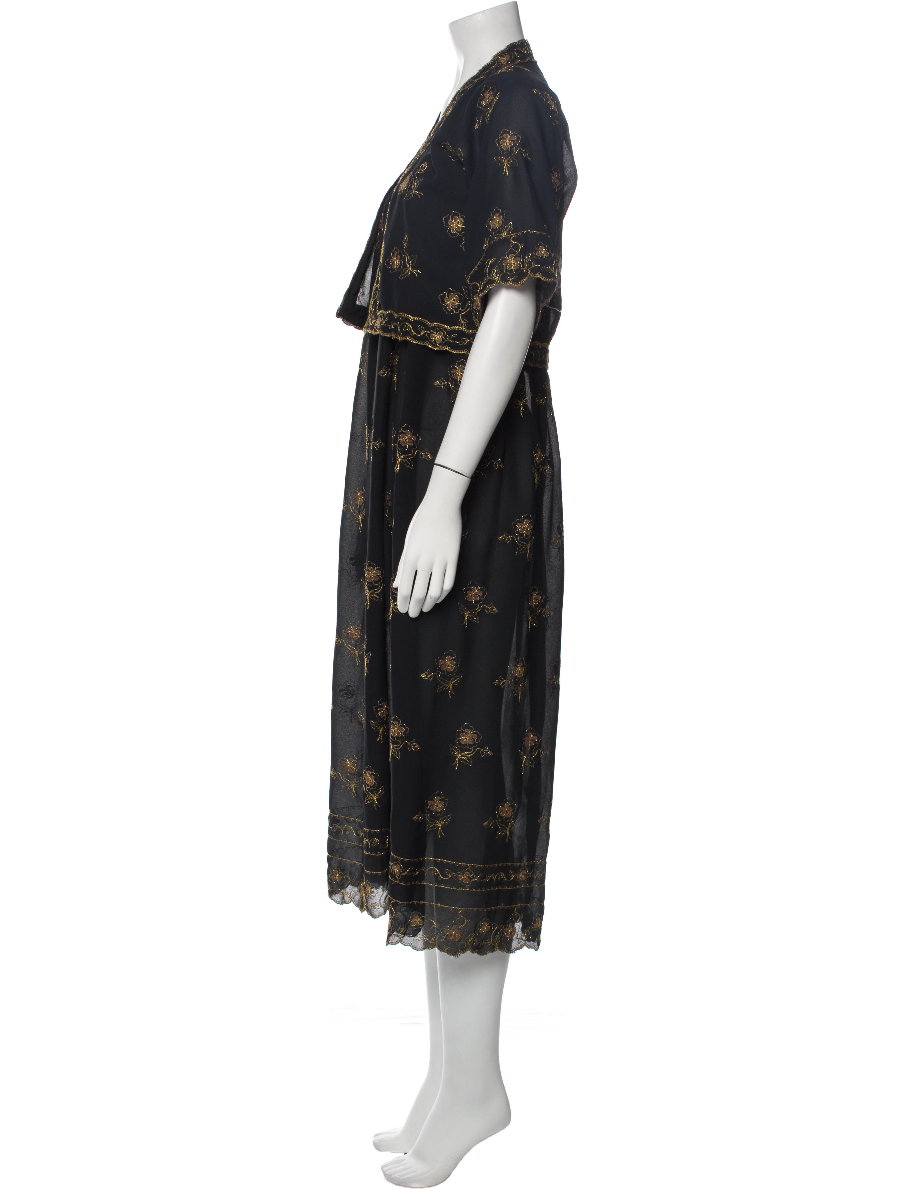 Giorgio Sant'Angelo Vintage 1970's Dress Set