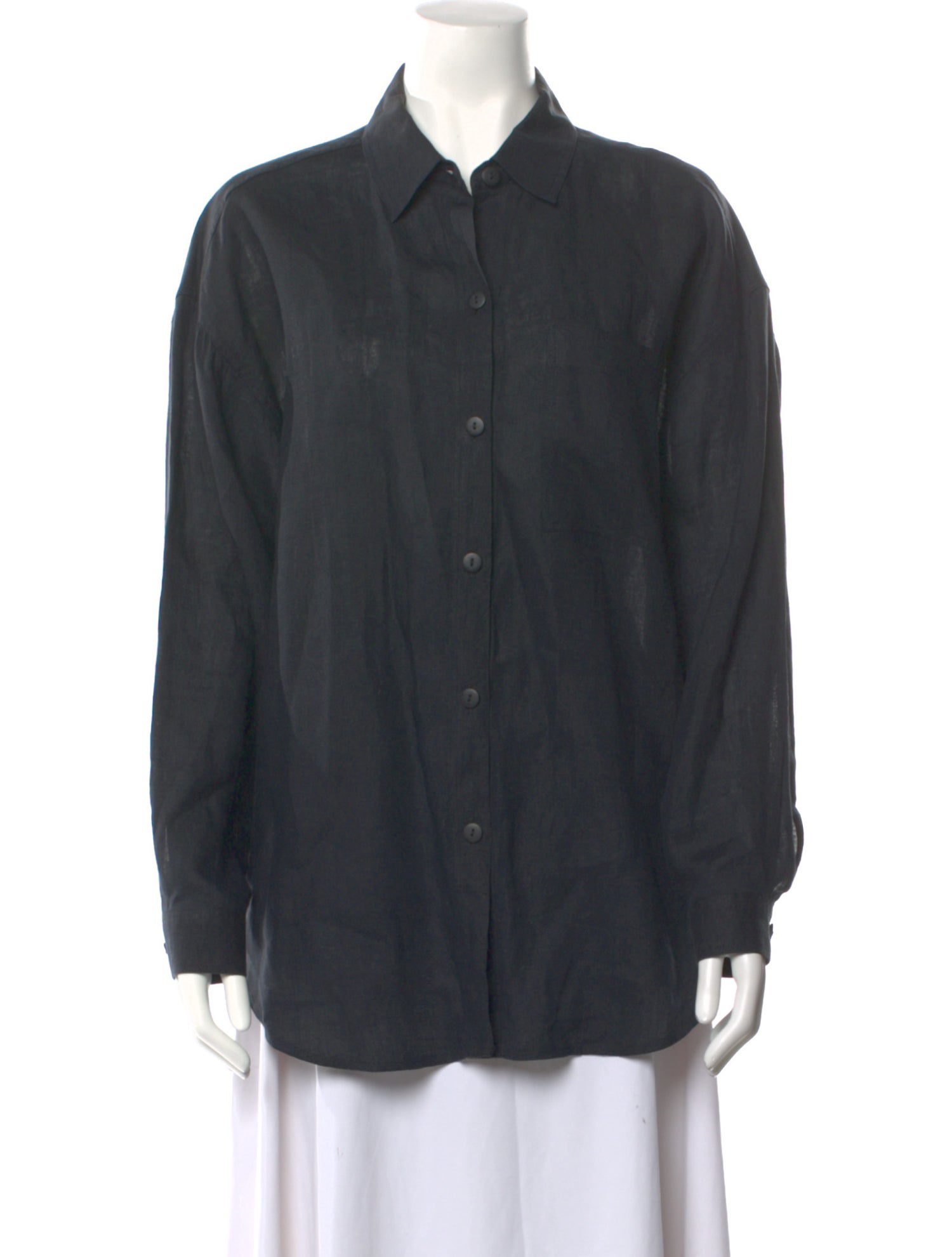 Giorgio Sant'Angelo Long Sleeve Button-Up Top