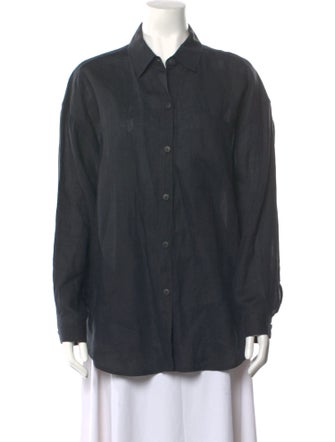 Giorgio Sant'Angelo Long Sleeve Button-Up Top
