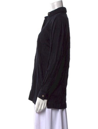 Giorgio Sant'Angelo Long Sleeve Button-Up Top