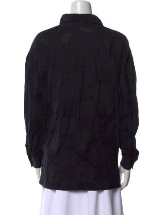 Giorgio Sant'Angelo Long Sleeve Button-Up Top