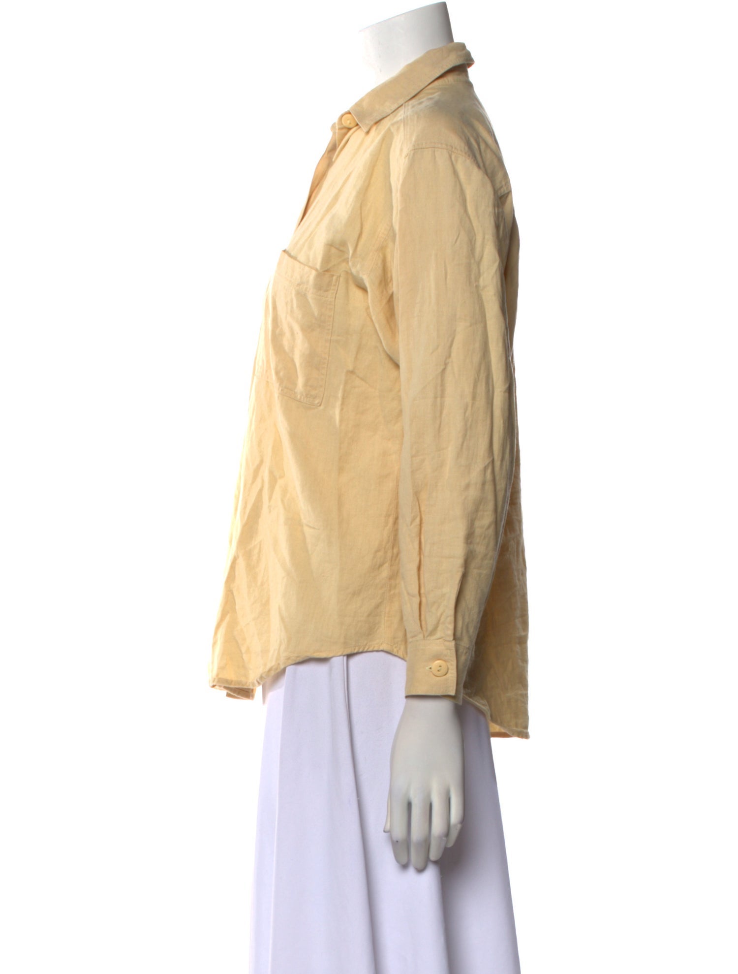 Giorgio Sant'Angelo Long Sleeve Button-Up Top