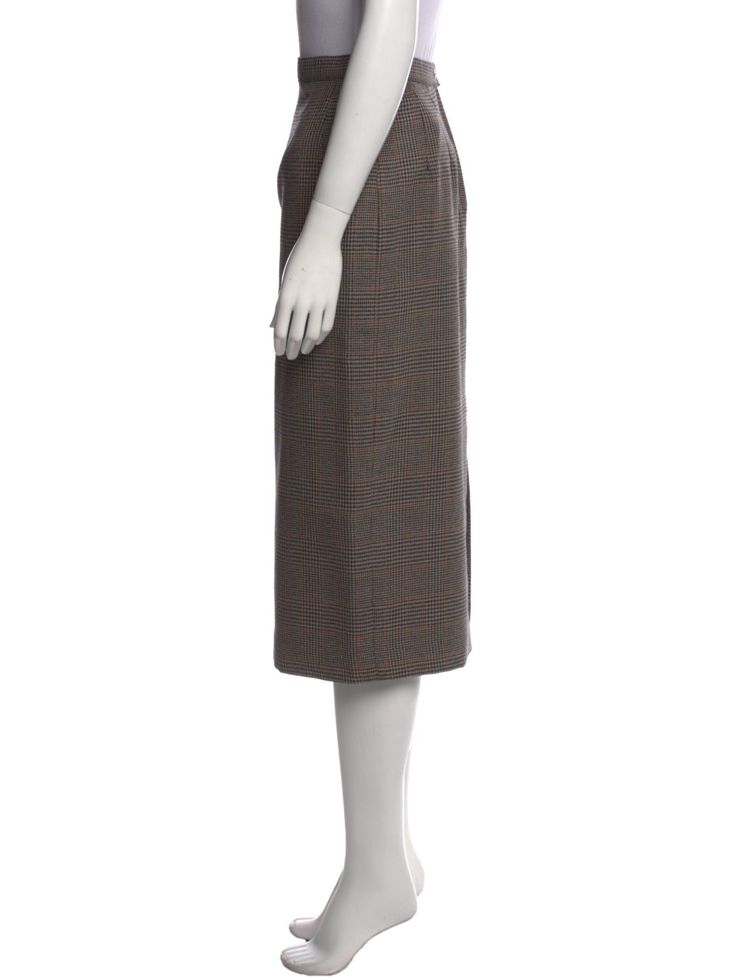 Giorgio Sant'Angelo Wool Midi Length Skirt