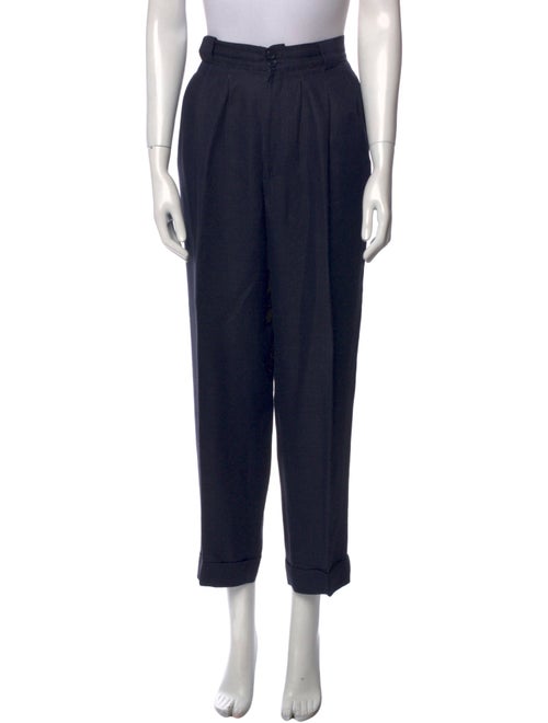 Giorgio Sant'Angelo Linen Straight Leg Pants