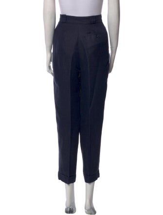 Giorgio Sant'Angelo Linen Straight Leg Pants