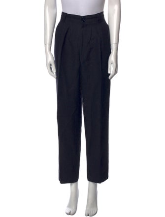 Giorgio Sant'Angelo Merino Wool Straight Leg Pants