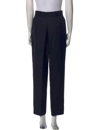 Giorgio Sant'Angelo Merino Wool Straight Leg Pants