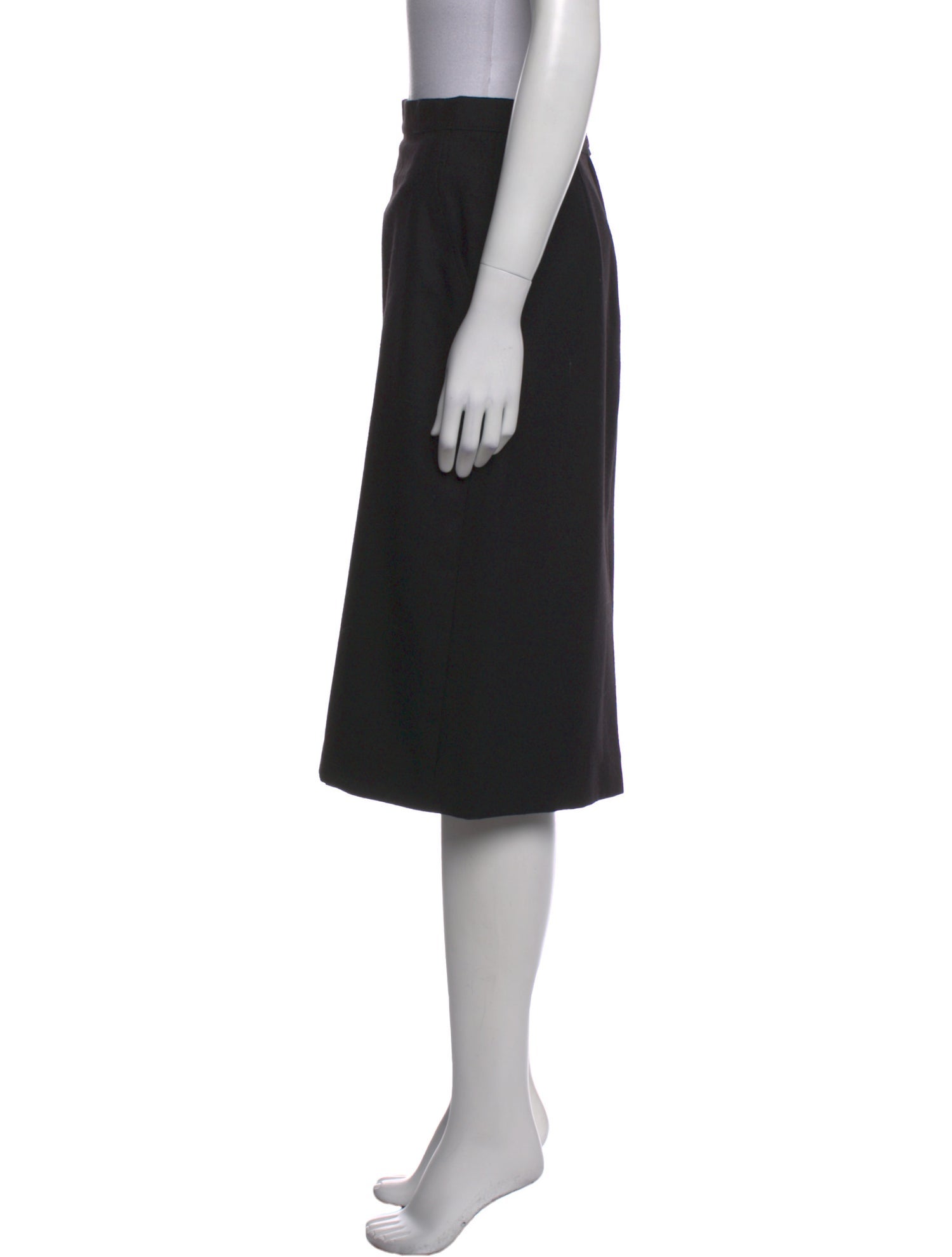 Giorgio Sant'Angelo Merino Wool Knee-Length Skirt