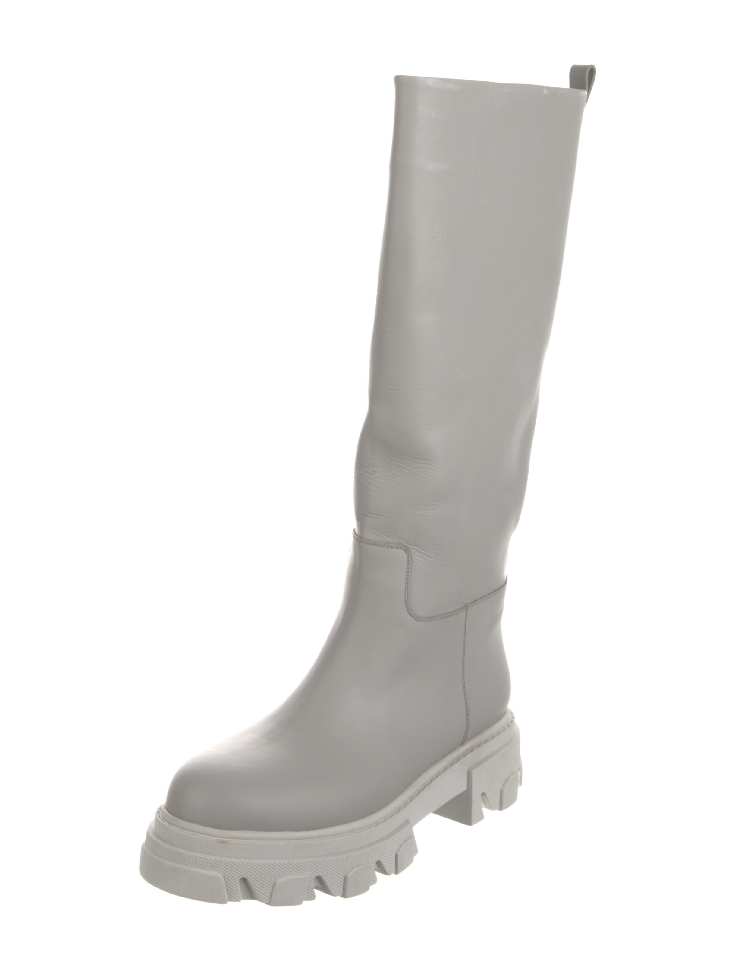 GIA Couture x Pernille Teisbaek Leather Rain Boots