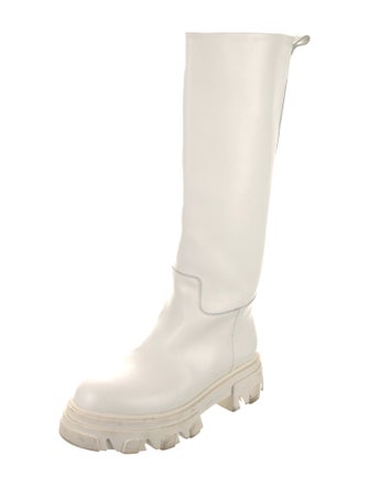 GIA Couture x Pernille Teisbaek Leather Rain Boots