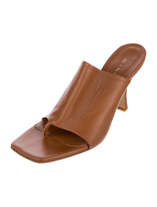 GIA Couture x Pernille Teisbaek Leather Slides