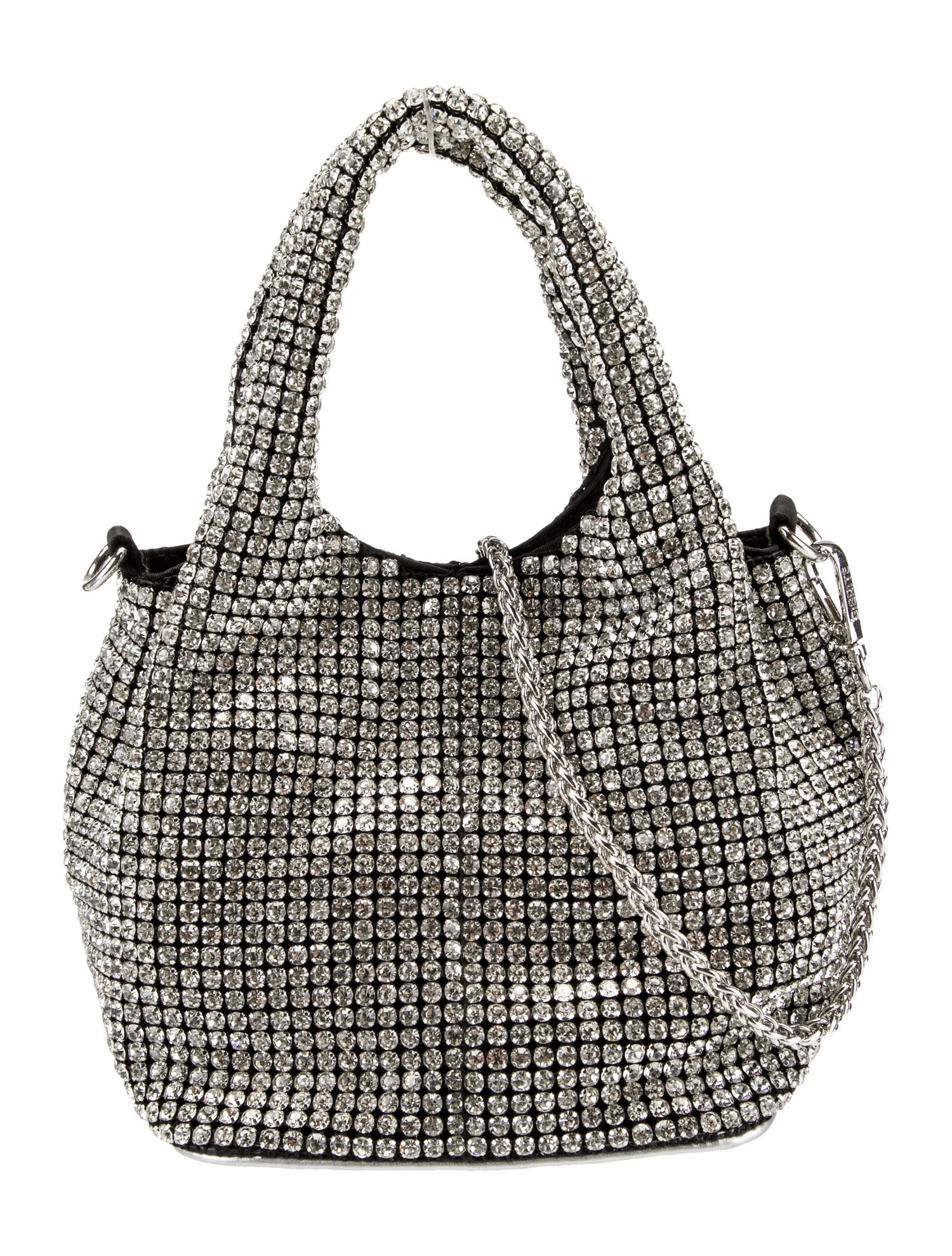Giarite Glitter Hobo Silver Crossbody Bags, Handbags WGIRT20021