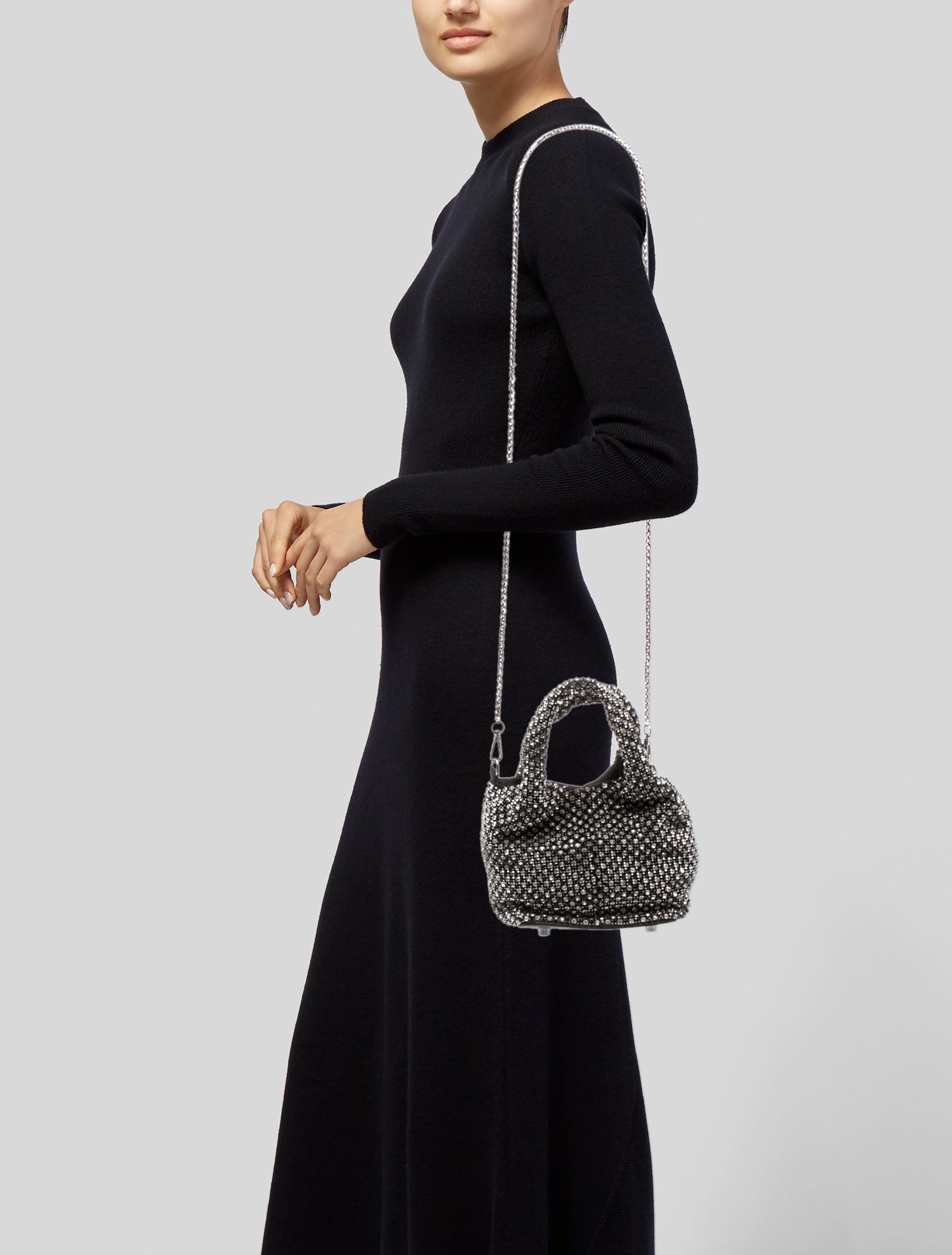 Giarite Crystal Top Handle Bag