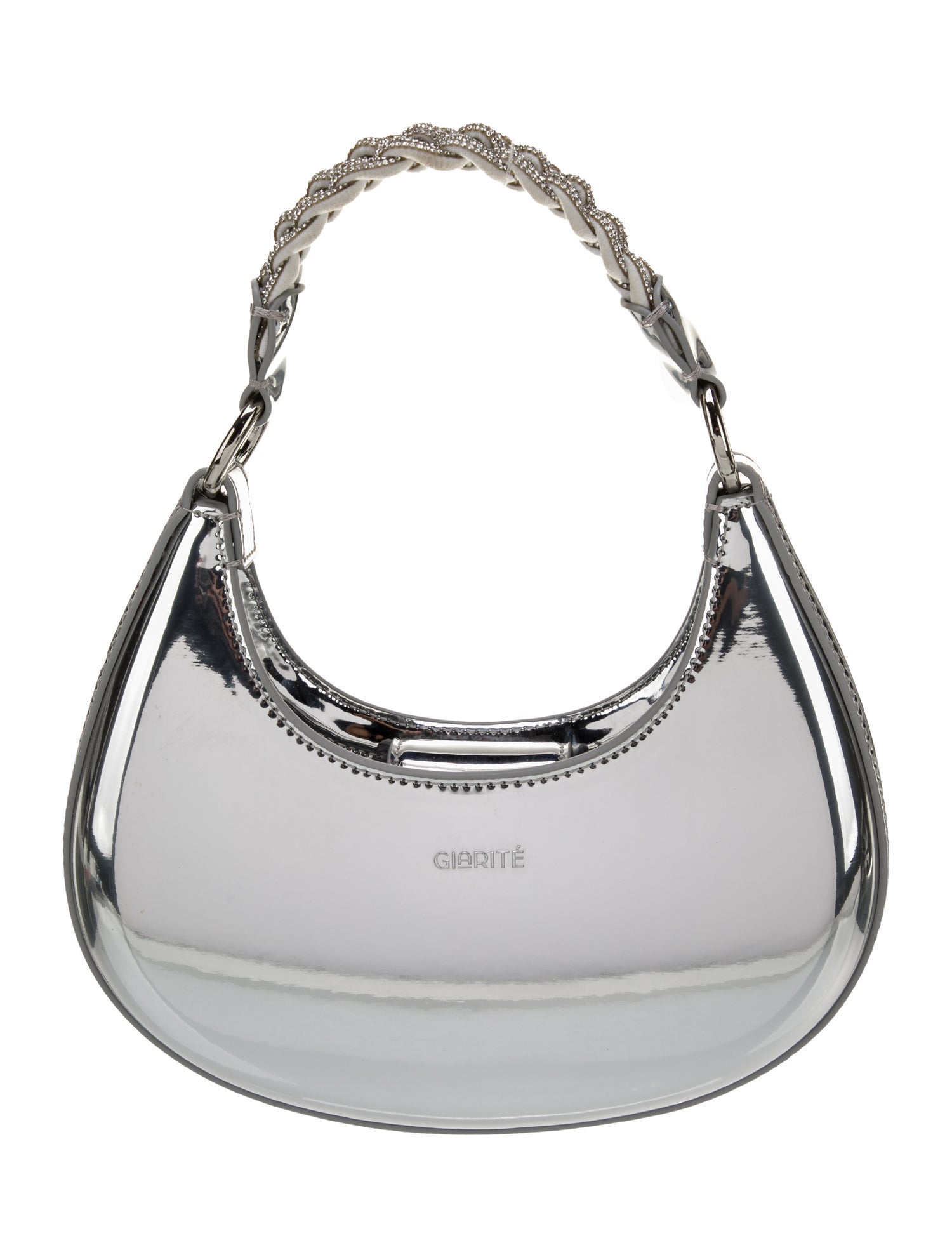 Giarite Patent Leather Top Handle Bag