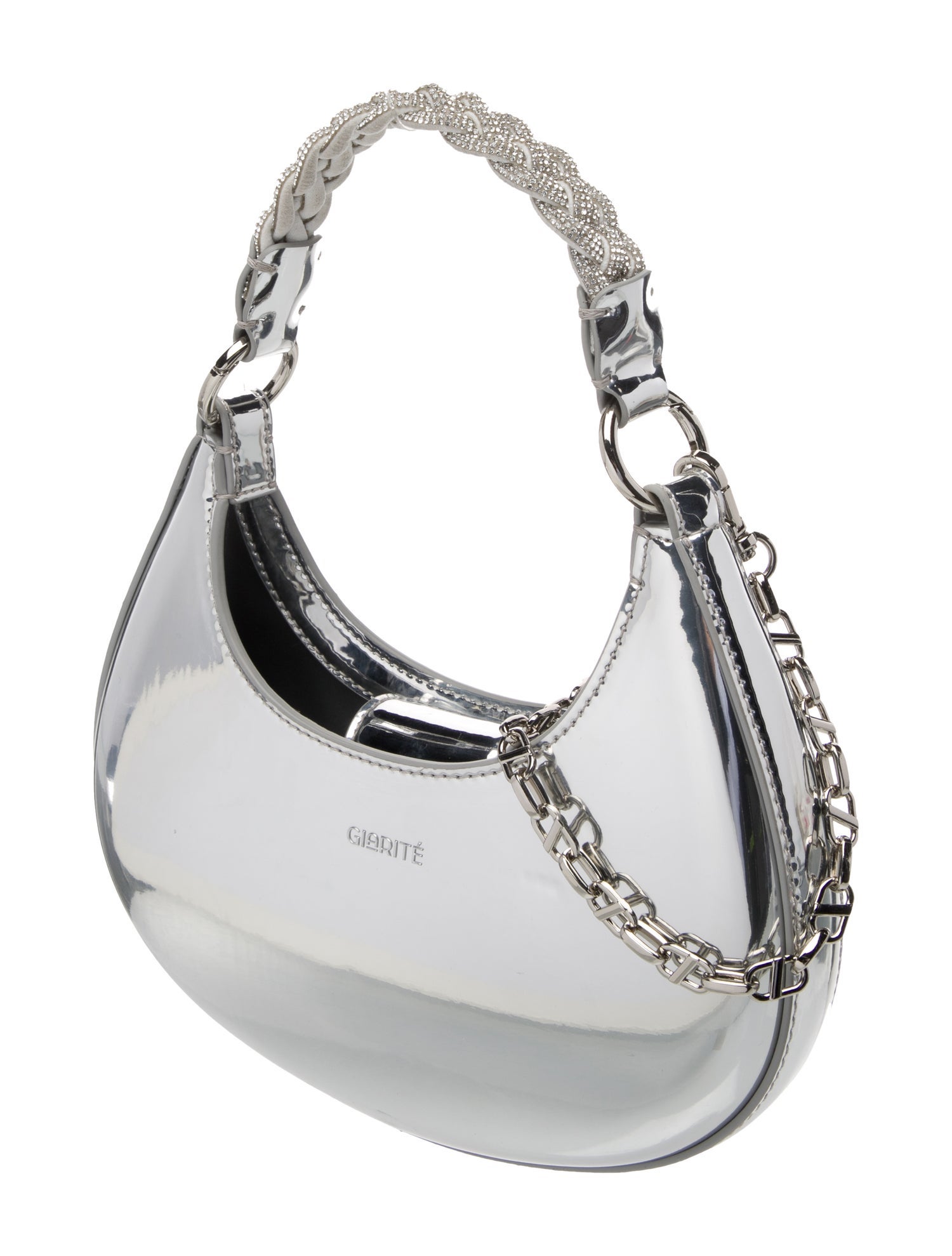 Giarite Patent Leather Hobo