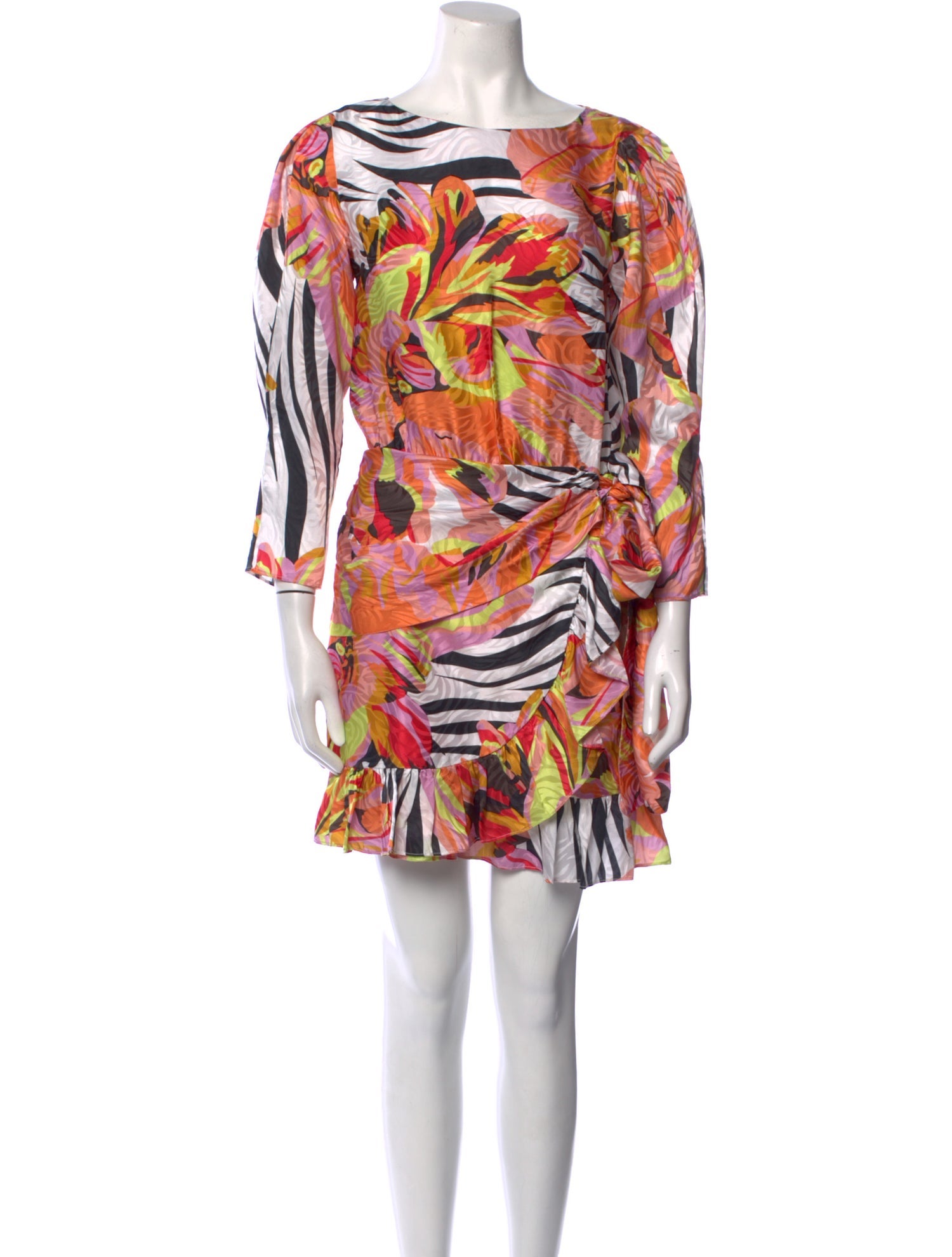 Gilner Farrar Silk Mini Dress