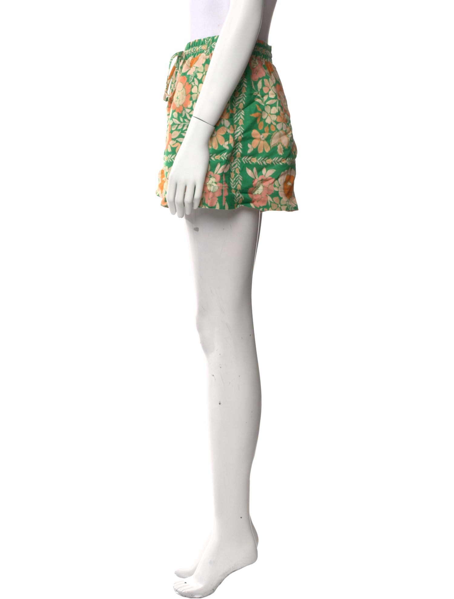 Gilner Farrar Floral Print Mini Shorts w/ Tags