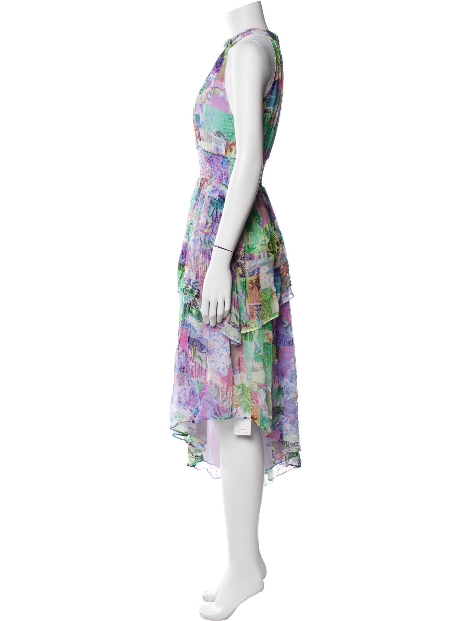 Gilner Farrar Printed Long Dress w/ Tags