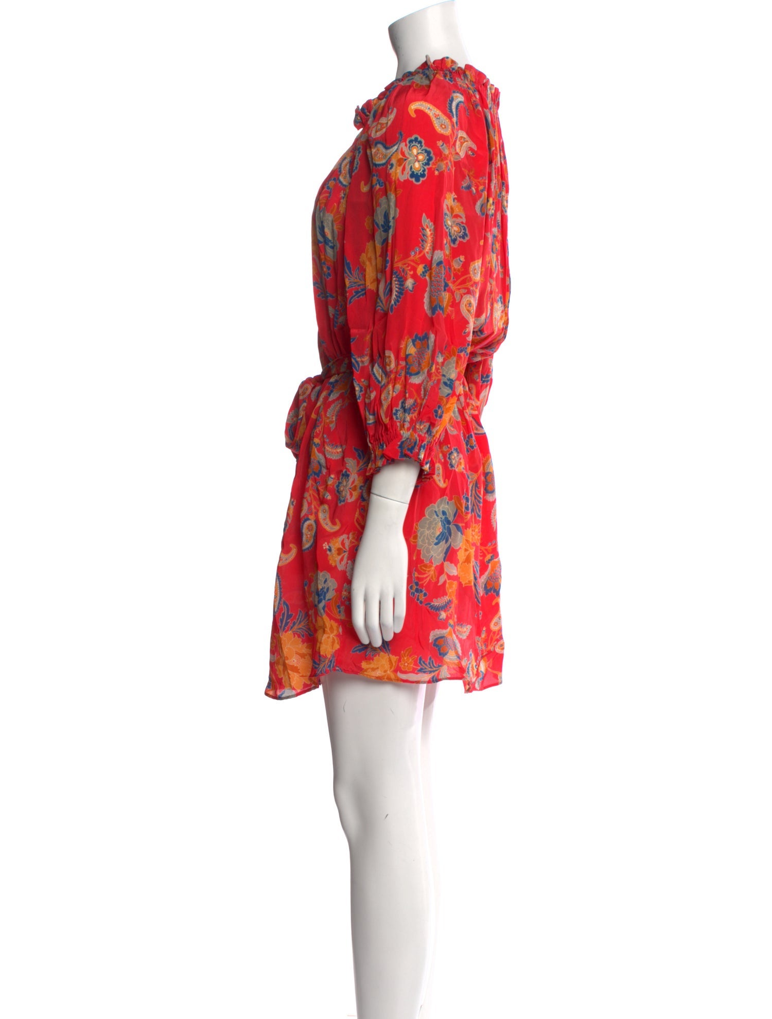 Gilner Farrar Floral Print Mini Dress