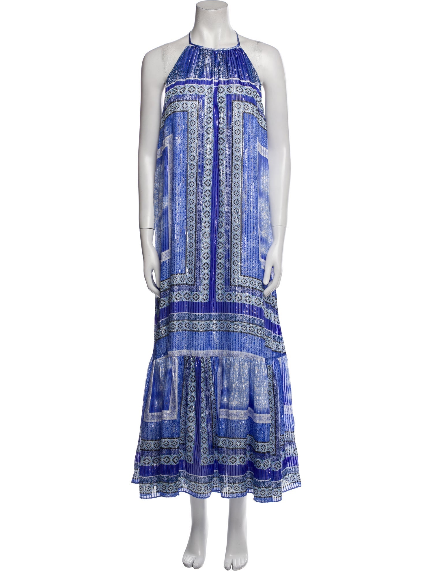 Gilner Farrar Silk Long Dress w/ Tags