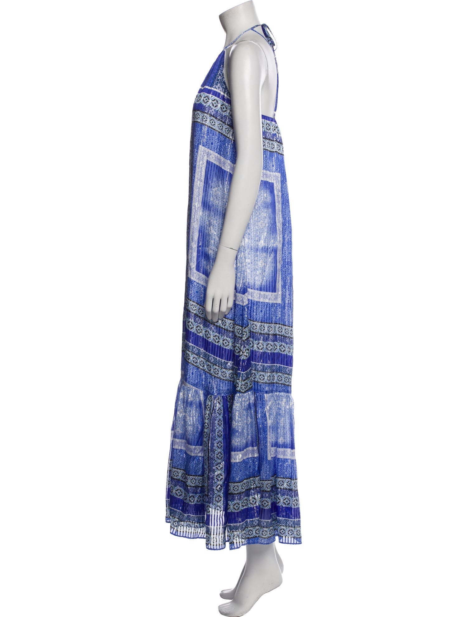 Gilner Farrar Silk Long Dress w/ Tags