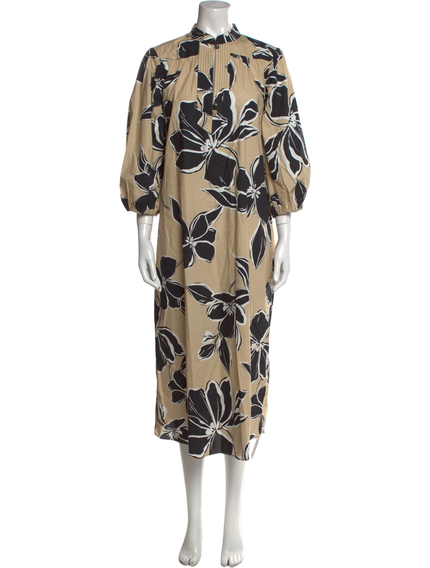 Gilner Farrar Floral Print Long Dress