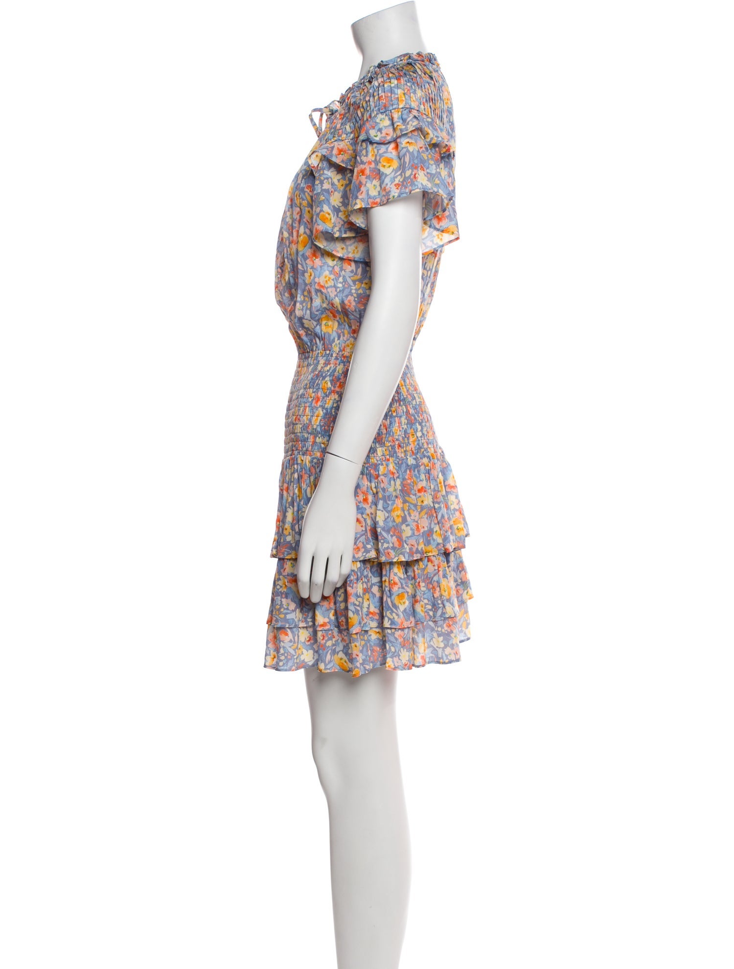 Gilner Farrar Floral Print Mini Dress
