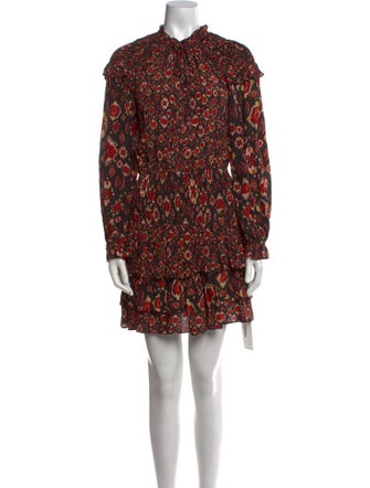 Gilner Farrar Floral Print Mini Dress