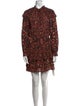 Gilner Farrar Floral Print Mini Dress