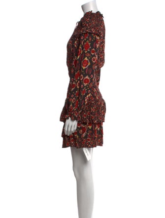 Gilner Farrar Floral Print Mini Dress