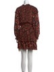 Gilner Farrar Floral Print Mini Dress