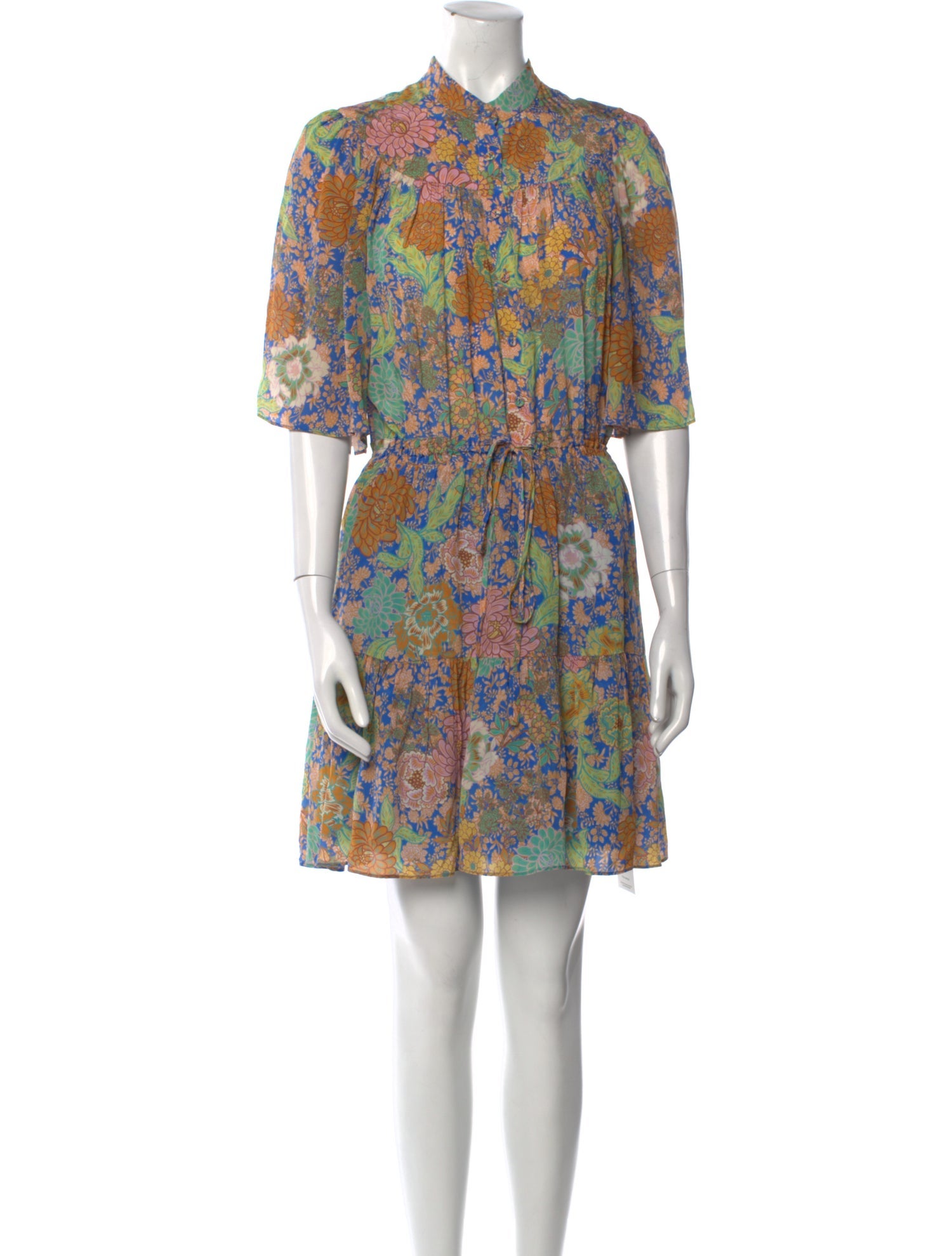 Gilner Farrar Floral Print Mini Dress