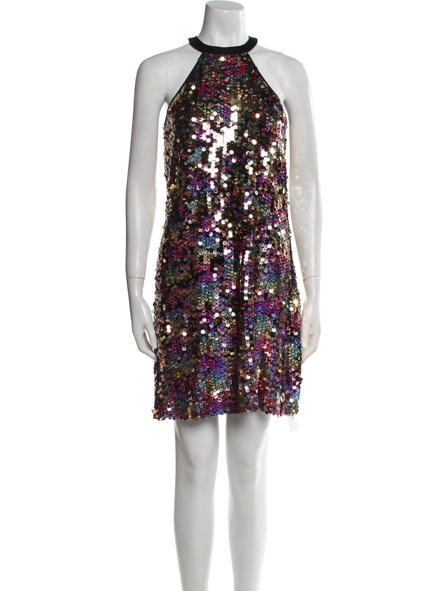 Gilner Farrar Halterneck Mini Dress w/ Tags