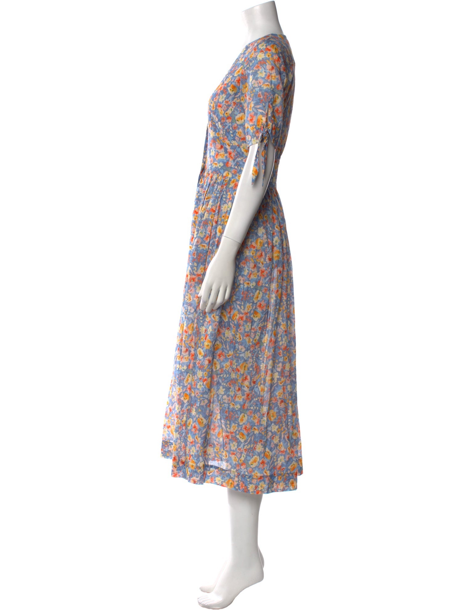Gilner Farrar Floral Print Long Dress