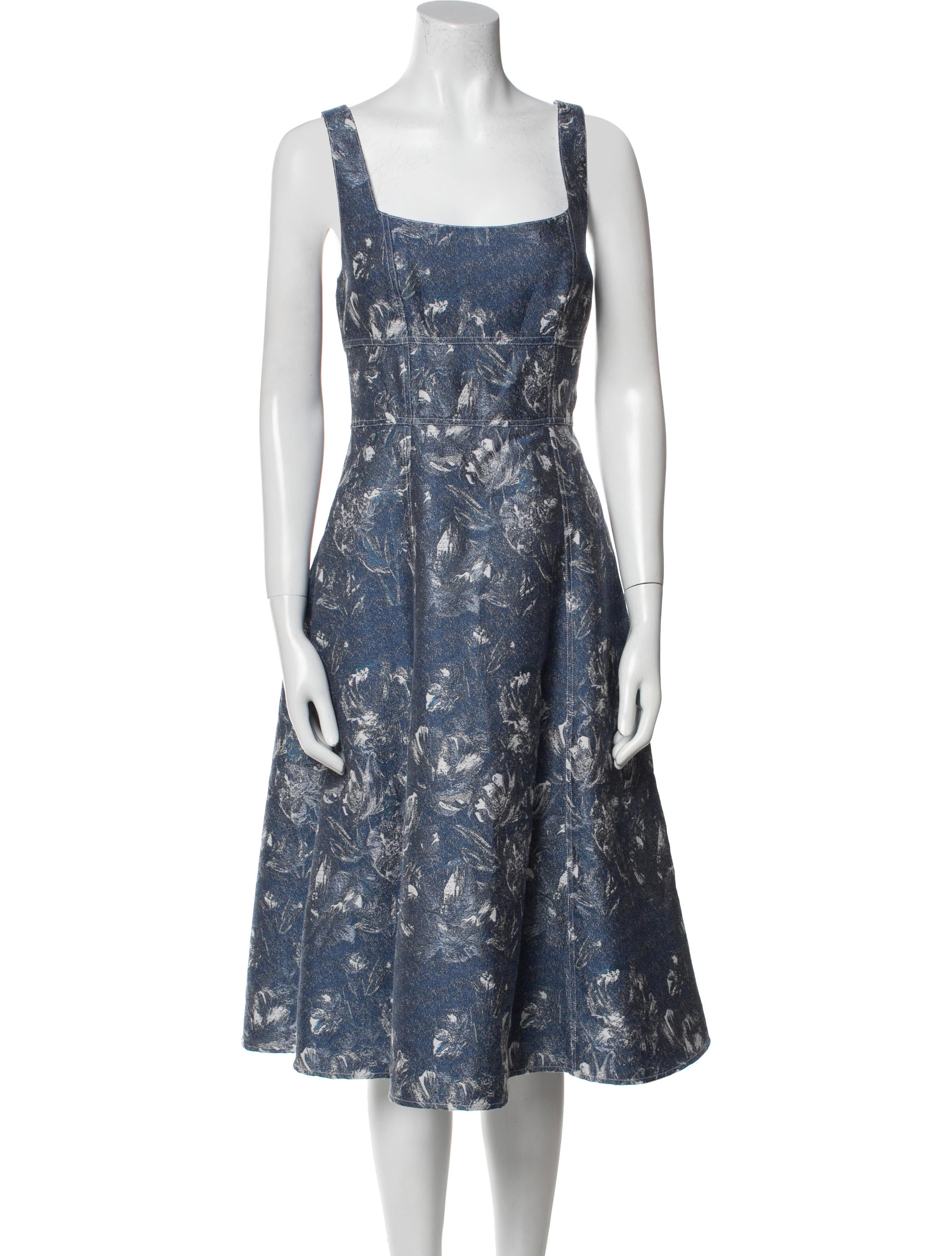 Gilner Farrar Printed Midi Length Dress