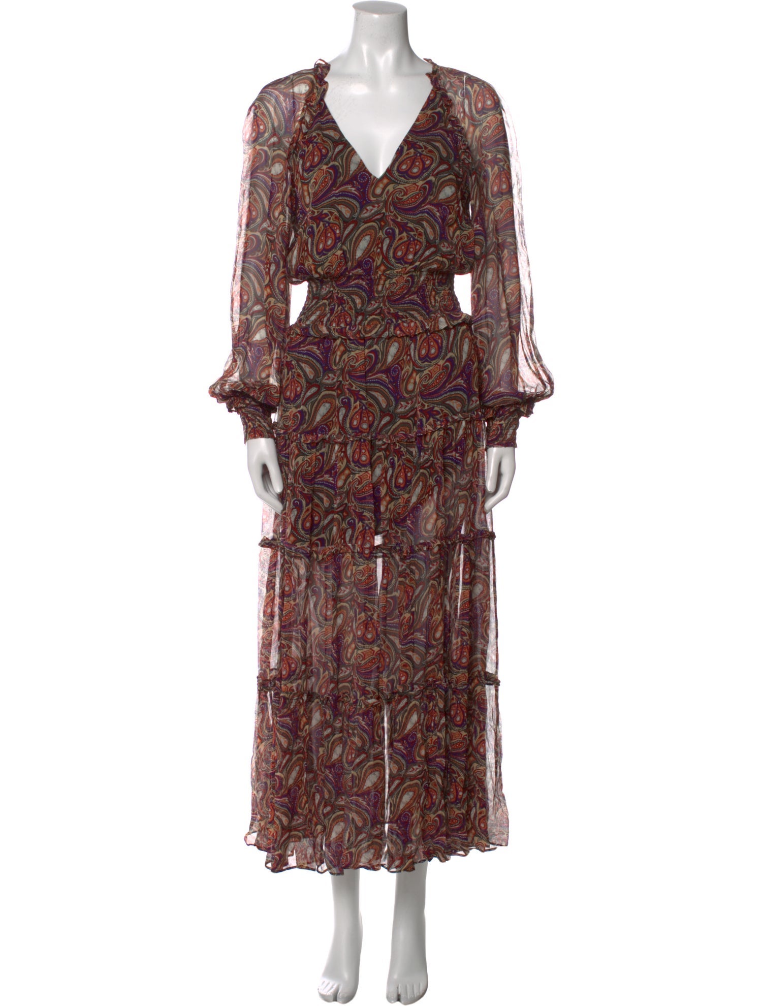 Gilner Farrar Printed Long Dress