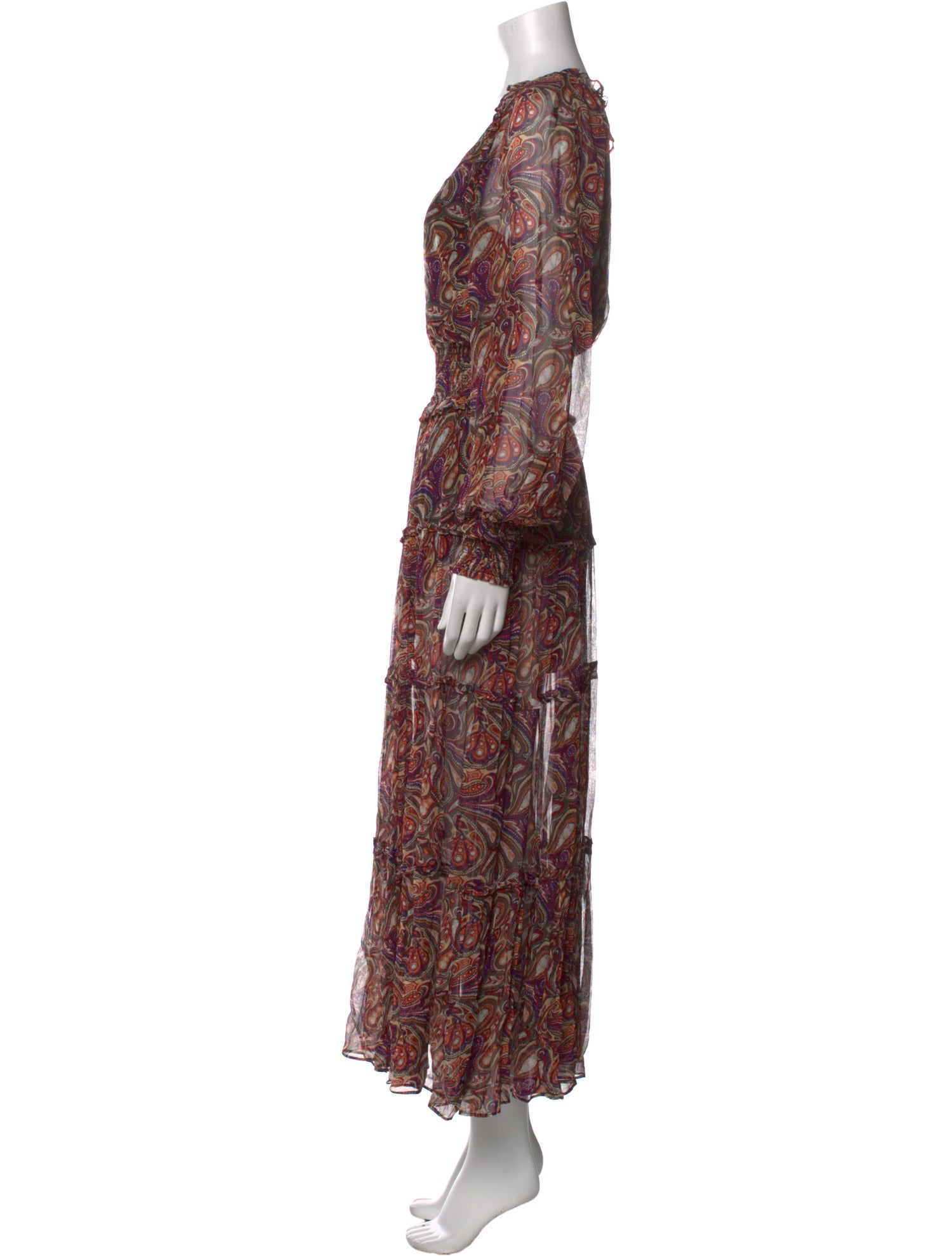 Gilner Farrar Printed Long Dress