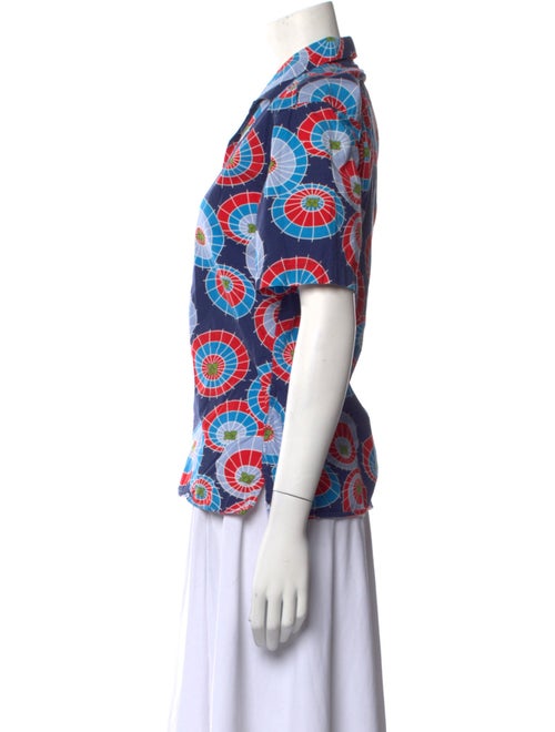 Gitman Bros x Opening Ceremony Printed Short Sleeve Button-Up Top