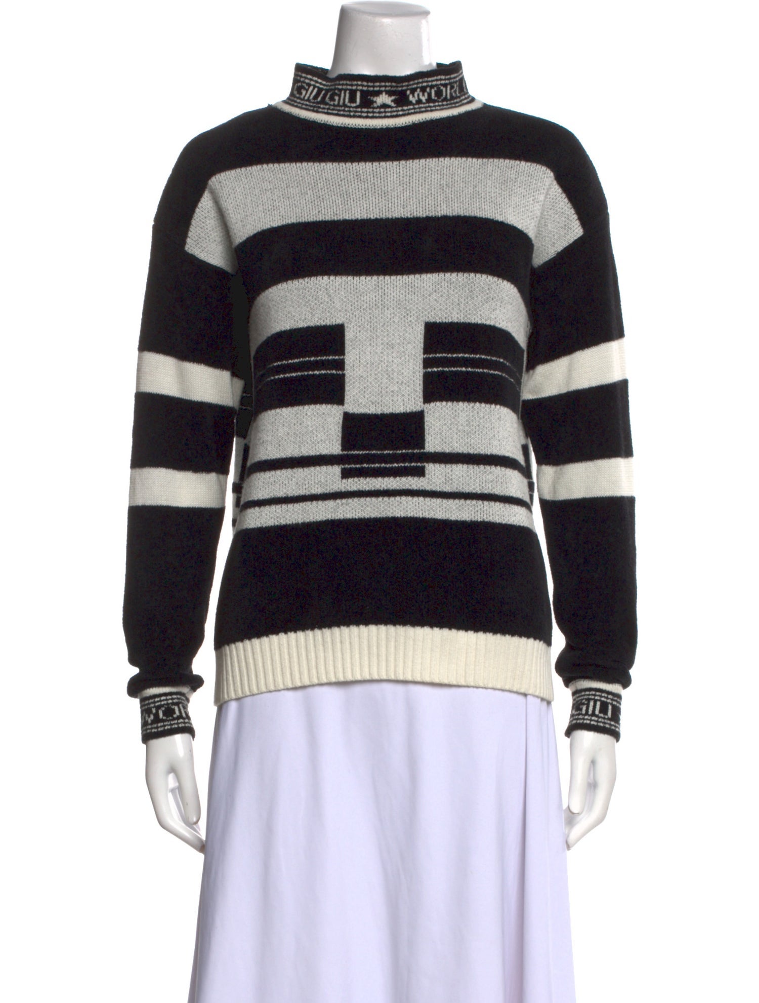 Giu Giu Cashmere Striped Top