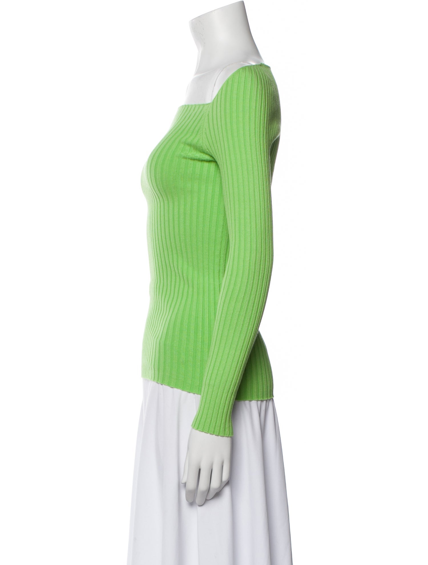 Giu Giu Square Neckline Three-Quarter Sleeve Top