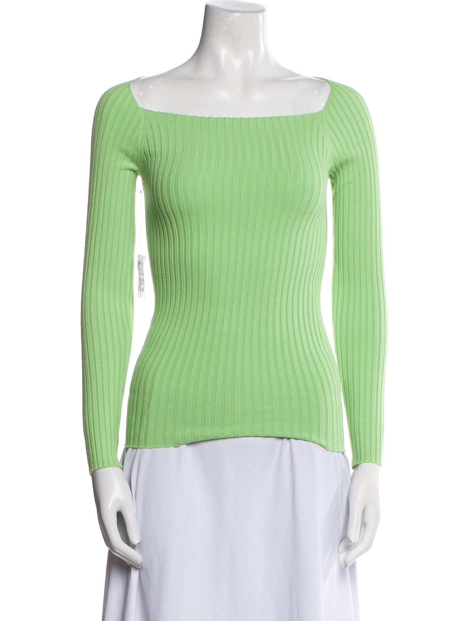 Giu Giu Square Neckline Three-Quarter Sleeve Top