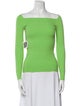 Giu Giu Square Neckline Long Sleeve Top
