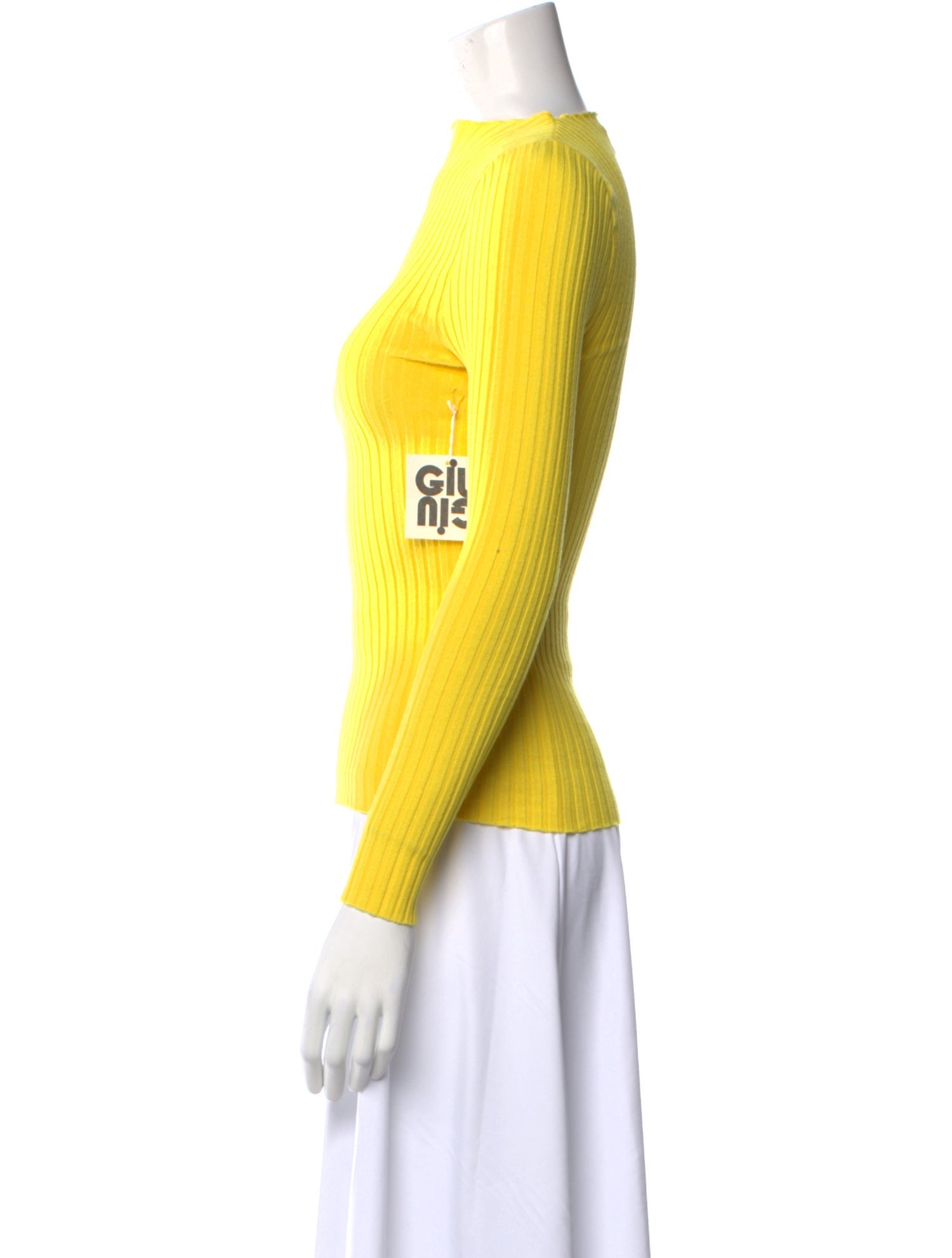 Giu Giu Bateau Neckline Long Sleeve Top