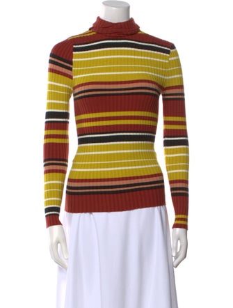 Giu Giu Striped Turtleneck Sweater