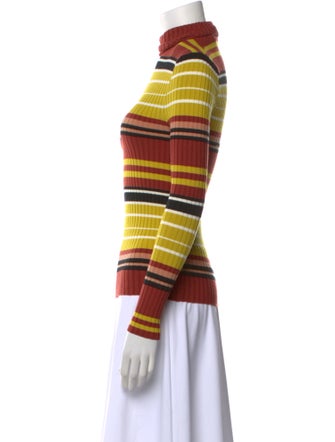 Giu Giu Striped Turtleneck Sweater