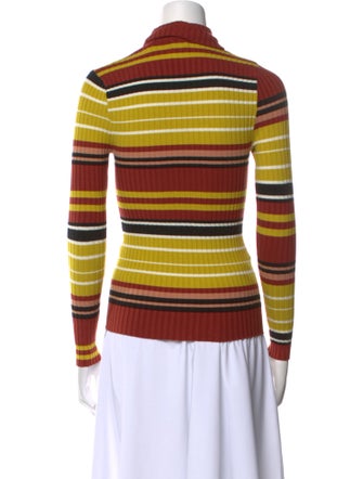 Giu Giu Striped Turtleneck Sweater