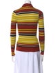 Giu Giu Striped Turtleneck Sweater