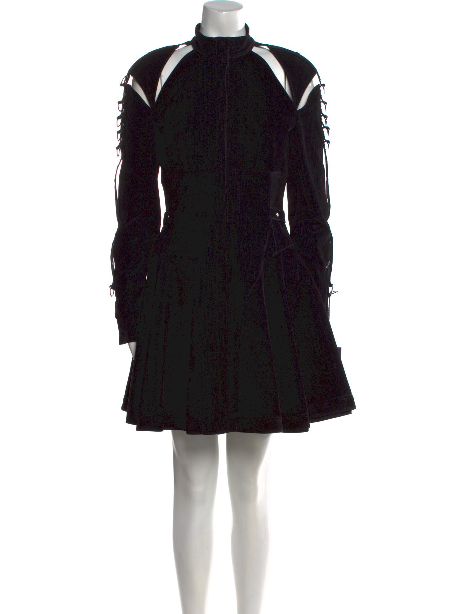 Giovanni Bedin Mock Neck Mini Dress