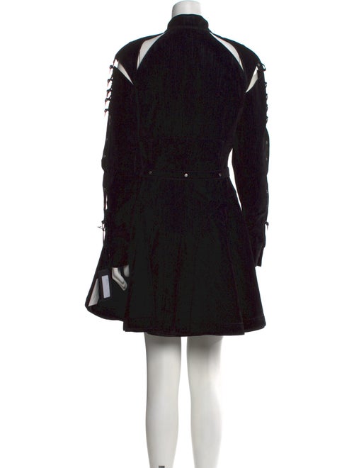 Giovanni Bedin Mock Neck Mini Dress